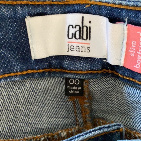 Slim boyfriend Jeans (patches) Sz 00 - Picture 5 of 5